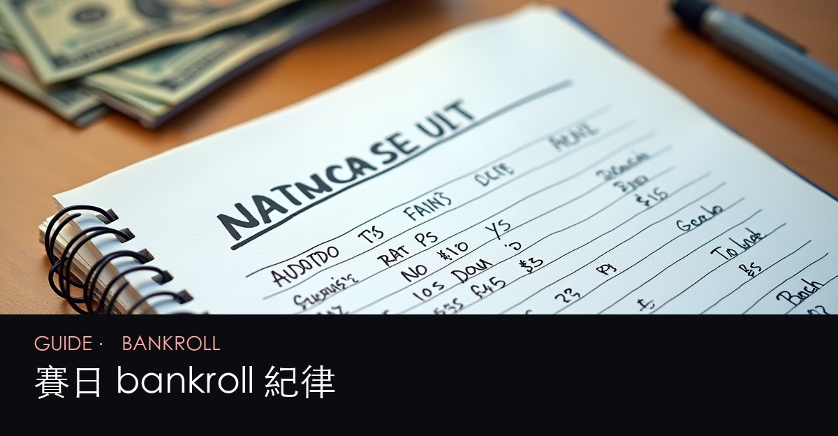 賽日 bankroll 紀律
